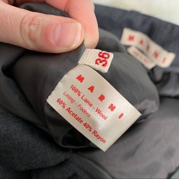 Marni wool pants Italian size 36 - Picture 6 of 8